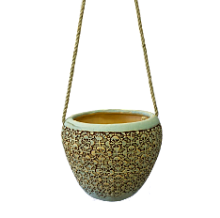 Шамот Плоское подвесное кашпо
