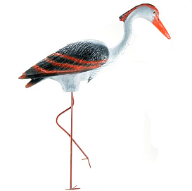 Фигура садовая Цапля серая Н-70см