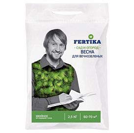 Удобрение хвойное Фертика Весна для вечнозеленых 1 кг