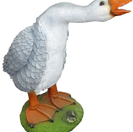 Фигура садовая Гусь шипящий H-40
