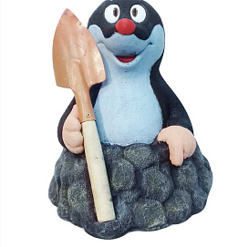 Фигура садовая Крот Егор-копатель