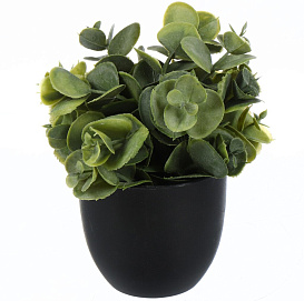 Цветок искусственный ТРАВА в кашпо 12*4см 4-7904