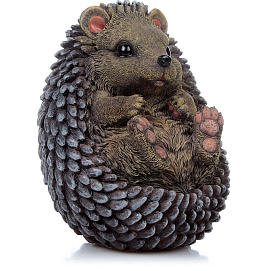 Фигура садовая Ежик сидячий большой H-23