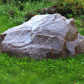 Камень декоративный (Камница) D95 ЯНТАРНЫЙ ГРАНИТ