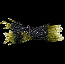 Электрогирлянда КЛИП ЛАЙТ СВЕТОДИНАМИКА  60м. c 600 LED лампами 24V, цвет шампань