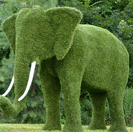 Слон-топиарий 