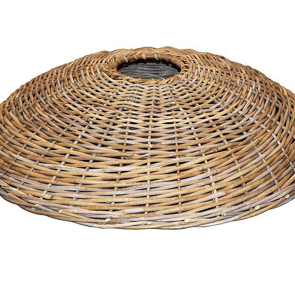 Плетёная корзина ВИЛЛАЖ ПРЕСТИЖ для декорирования основания елки, натуральное дерево, 87х21 см, Nati