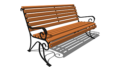 Скамья Эвелина с подлокотниками (З)