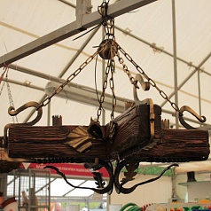 Люстра кованая