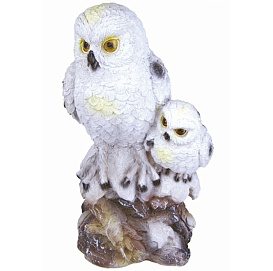 Фигура садовая Сова 2 полярные полистоун 