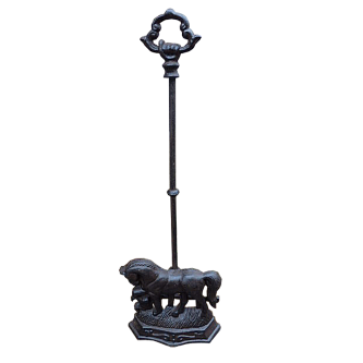 Дверной упор с ручкой Конь