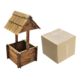 Цветочница колодец четырехгранный Эконом