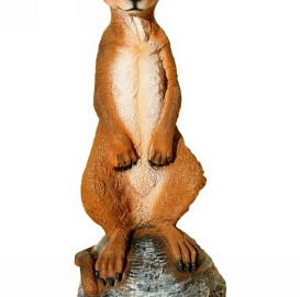 Фигура садовая Сурикат Большой на камне