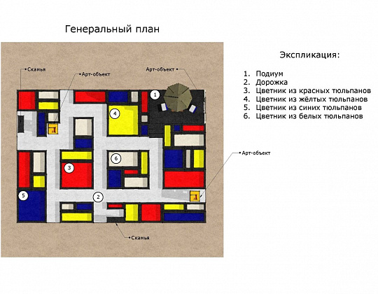 Александра Лаврухина – проект «Stijl» – садовый центр «Южный» Описание