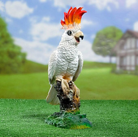 Фигура садовая Попугай Какаду F01241 (Айронкр)