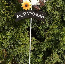 Декор для грядки Тыква белая мой урожай 800*70*200 ПКО