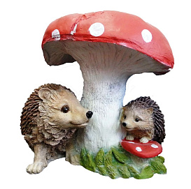 Фигура садовая Гриб Мухомор с ежами 