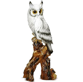 Фигура садовая Филин на пне F01215 (Айронкр)