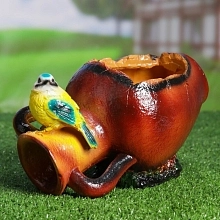 Фигура садовая Птички на кувшине