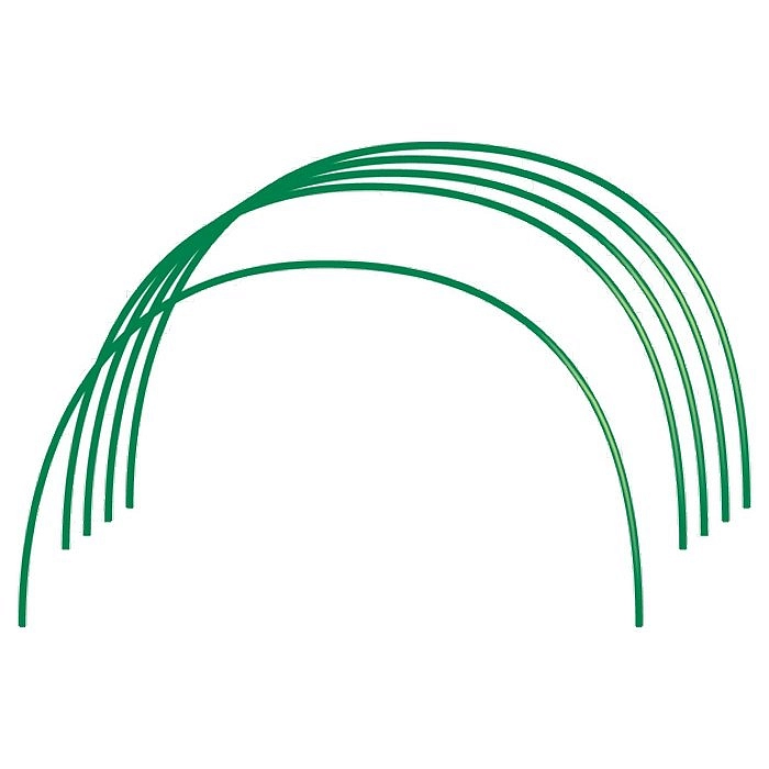 Дуга парниковая метал 2м в ПВХ (комплект 6 шт)