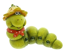 Фигура садовая Гусеница большая 