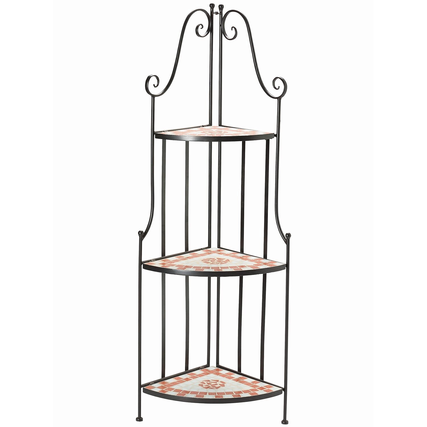 Этажерка угловая круглая 3-х ярусная BPH 32