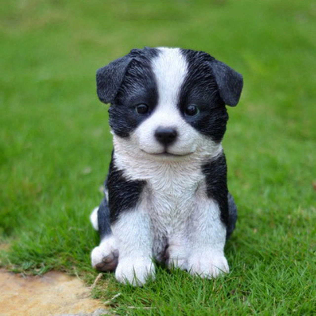 Фигура садовая Щенок лайки 