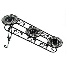 Подставка напольная под цветы Черная роза