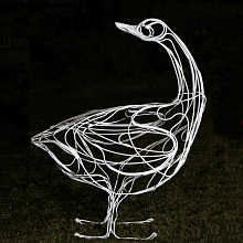 Форма-топиарий из проволоки Гусь DF 019