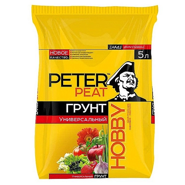 Грунт Универсальный', линия ХОББИ/Питэр Пит/