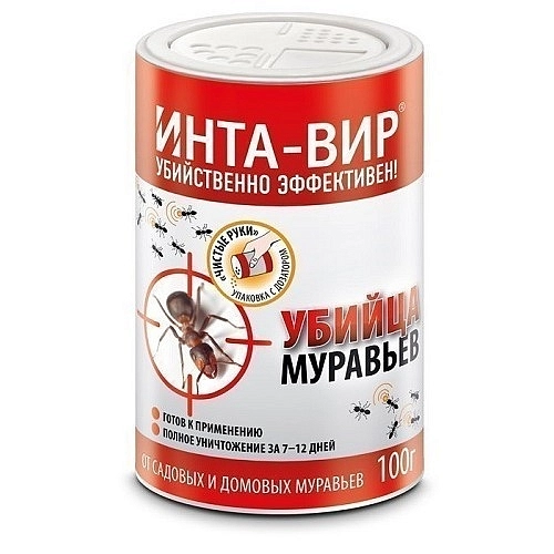 Инсектицид Инта-вир средство от муравьев 100г