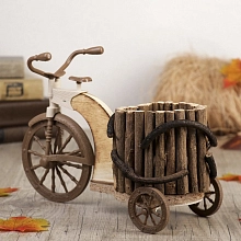 Цветочница Велосипед дерево