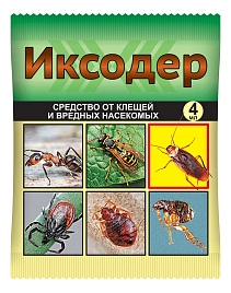 Инсектицид Иксодер от иксодовых клещей 4мл (акарицид)