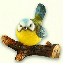 Фигура садовая Декор для сада синица на ветке