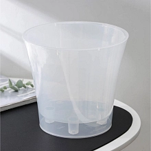 Горшок АРТЕ 5л цвет прозрачный-прозрачный