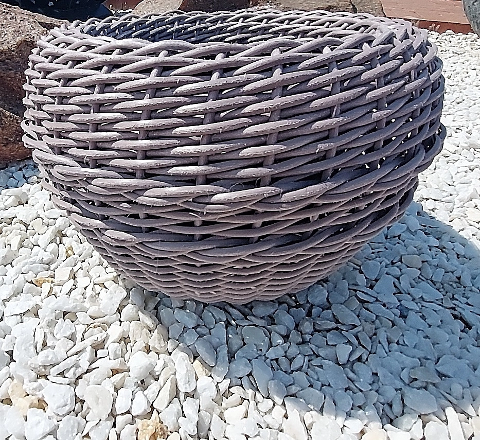 Кашпо 12л 12-ЛТ.Ш (Ротанг Л) 