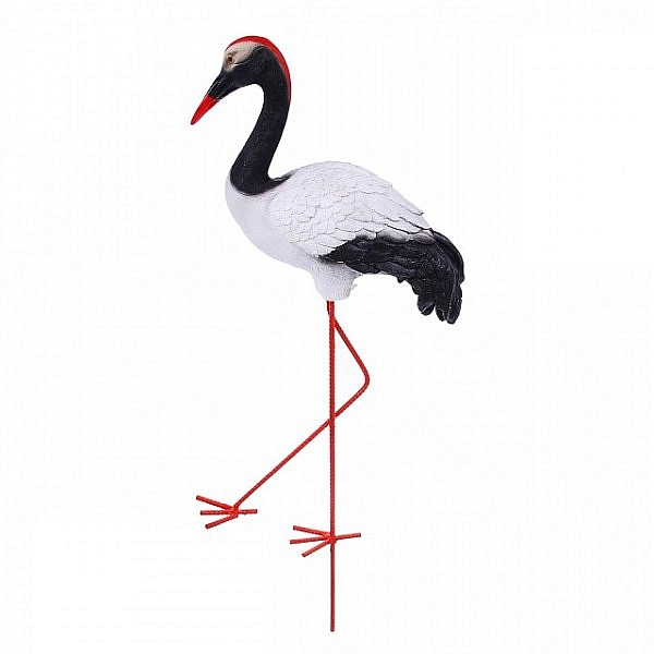 Фигура для пруда Журавль пластик 