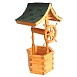 Цветочница Колодец 6-ти гранный с мягкой кровлей 