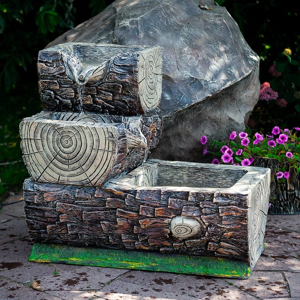 Фонтан Бревна U07952 (Айронкр)