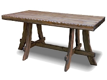 Стол Симфония -1500 из массива сосна цвет палисандр (Елегри)