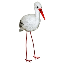 Фигура садовая Аист (жел.ноги) F01185M (Айронкр)