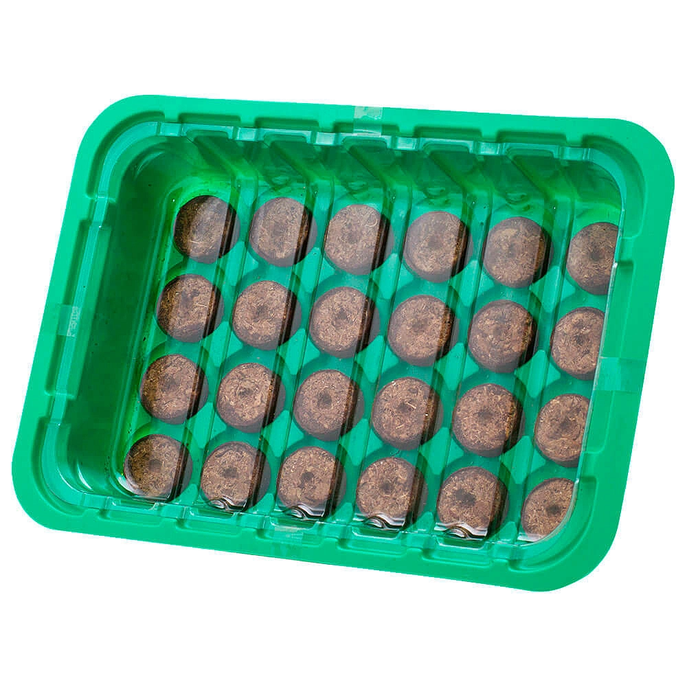 Парник с торфяными таблетками 24 ячейки 