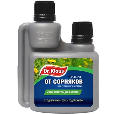 Гербицид Dr Klaus Клиппард д/уничтож сорняков на газоне, землянике 100мл 