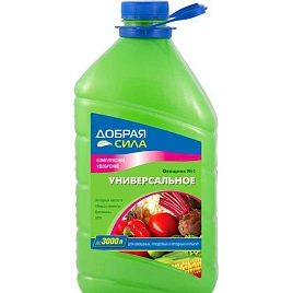 Универсальное жидкое комплексное удобрение Добрая сила Универсальное