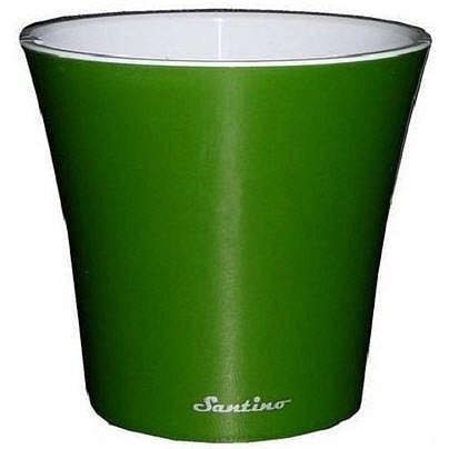 Горшок АРТЕ цвет зеленое золото-белый