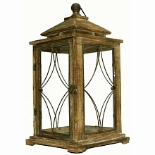 Светильник садовый деревянный "Тайна"