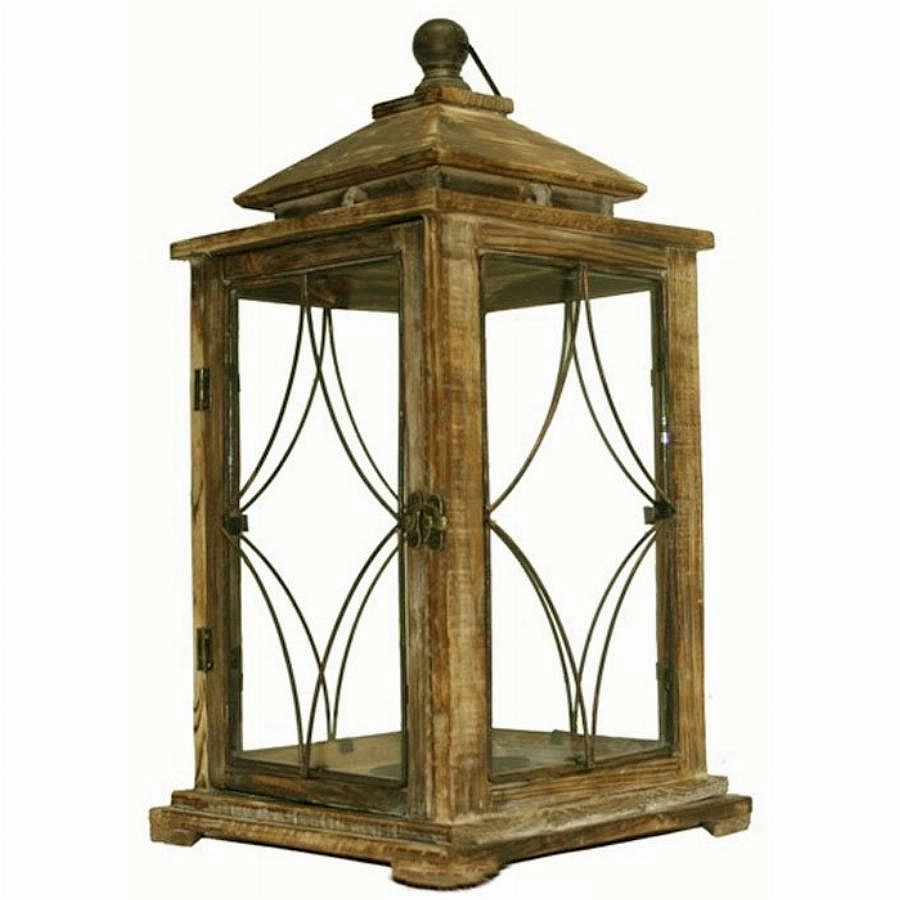 Светильник садовый деревянный "Тайна"