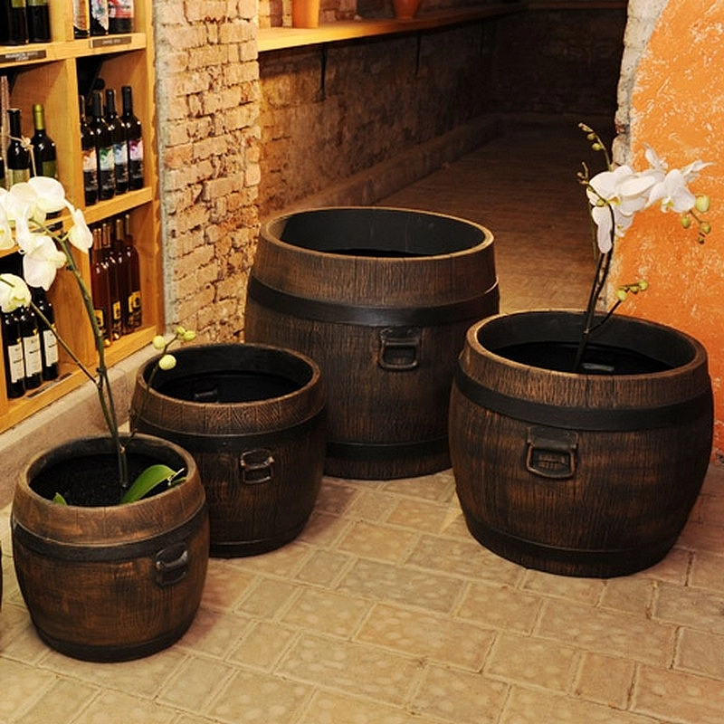 Горшок Planter BARREL для растений 