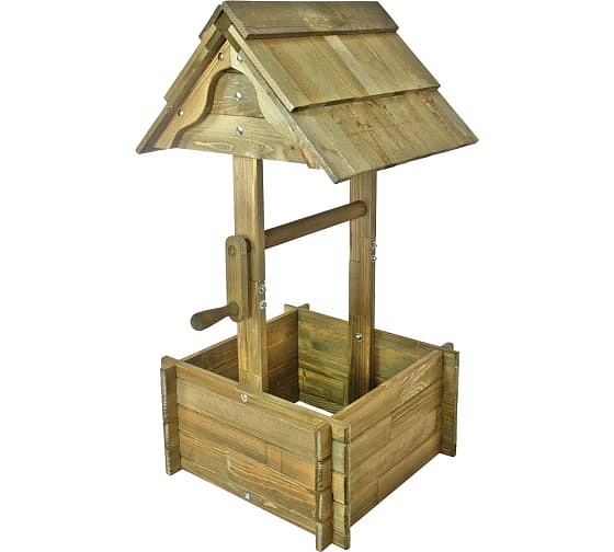 Цветочница Колодец 4-х гранный Эконом 