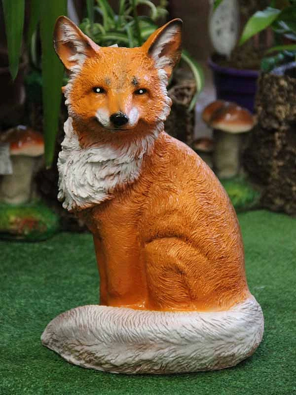 Фигура садовая Лиса декоративная  L-25 W-19 H-37см